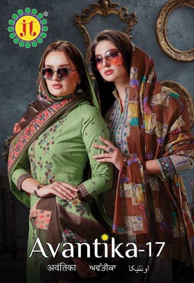 Avantika Vol 17 By Jt Suits Low Range Daily Wear Cotton Dress Material